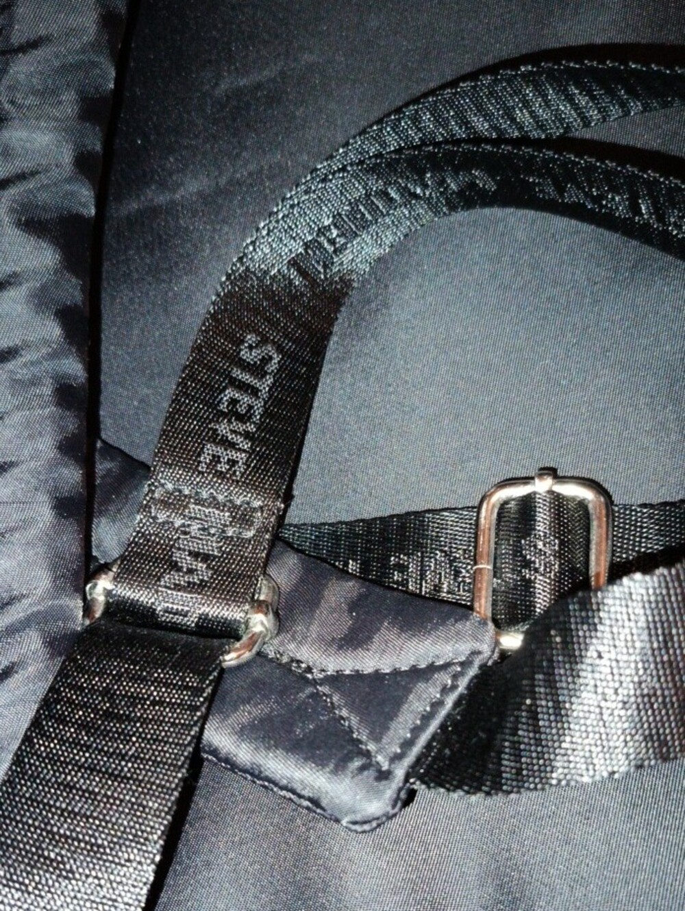 Black Steve Madden Quilted Backpack - Picture 11 of 16